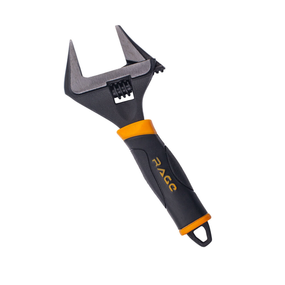 Ключ разводной с тонкими губками и широким зевом раскрытие зева до 34 мм ключ 150 мм (Rage) 311101