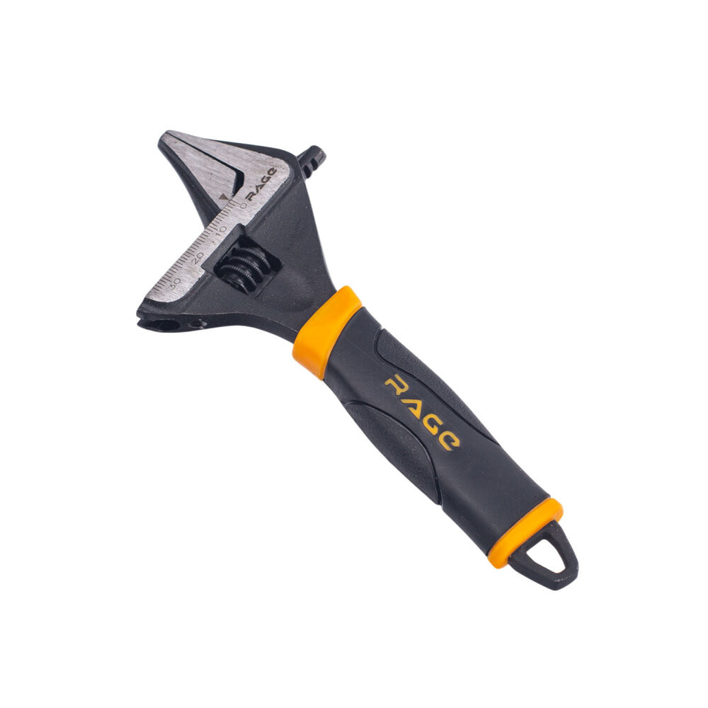 Ключ разводной с тонкими губками и широким зевом раскрытие зева до 34 мм ключ 150 мм (Rage) 311101