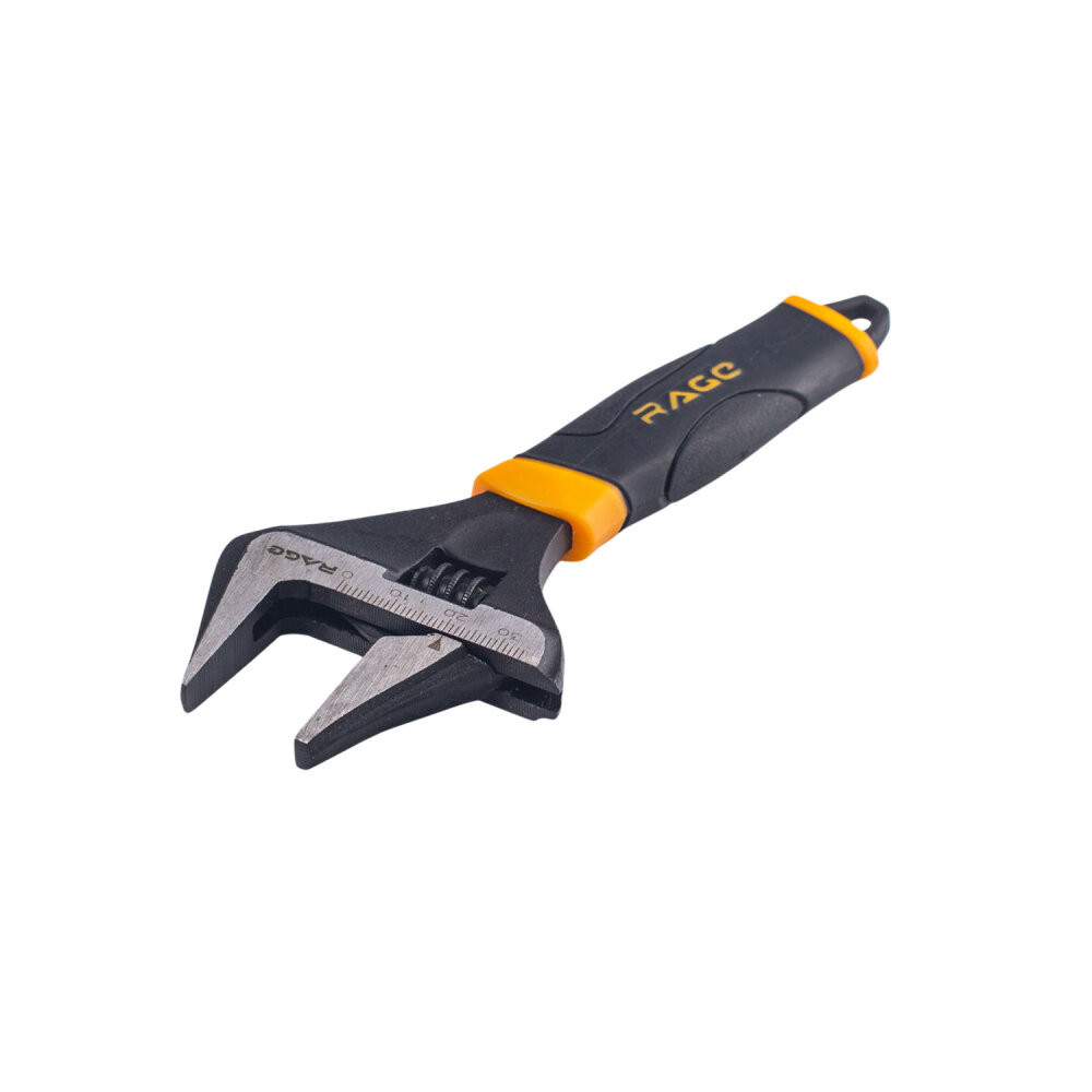 Ключ разводной с тонкими губками и широким зевом раскрытие зева до 34 мм ключ 150 мм (Rage) 311101