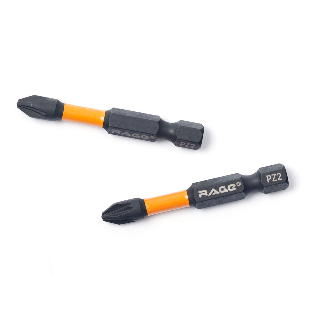 Биты намагниченные торсионные IMPACT S2 PZ2 x 50 мм 2 шт (Rage) 554126