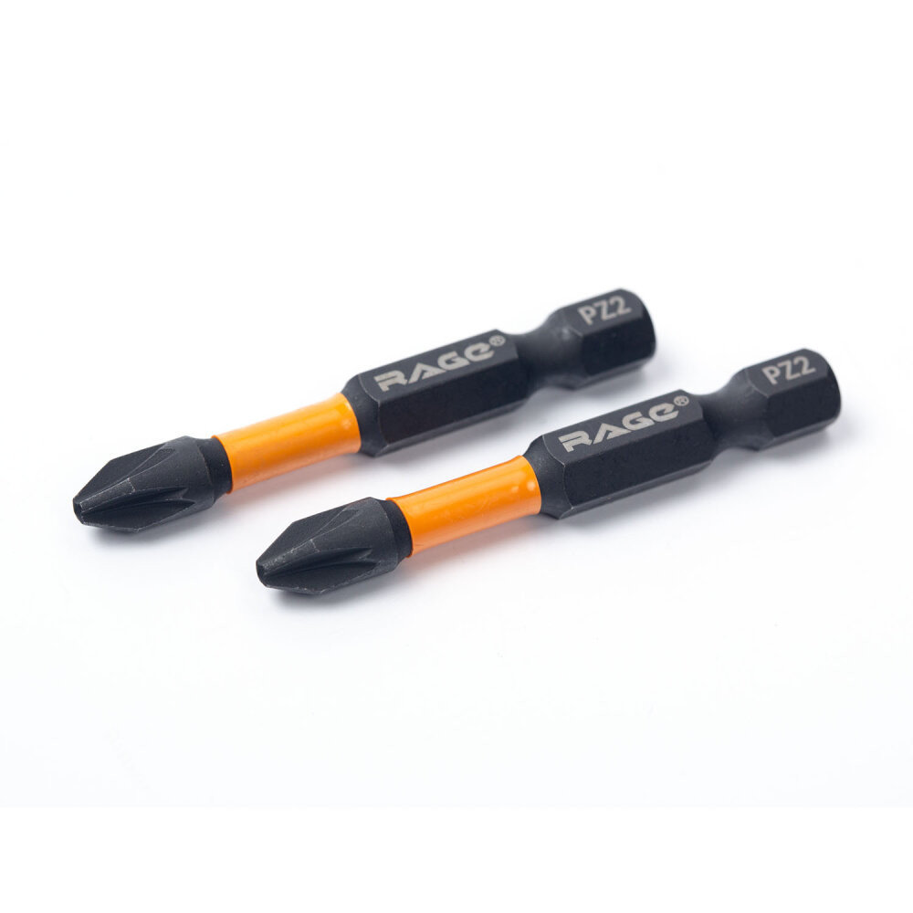 Биты намагниченные торсионные IMPACT S2 PZ2 x 50 мм 2 шт (Rage) 554126