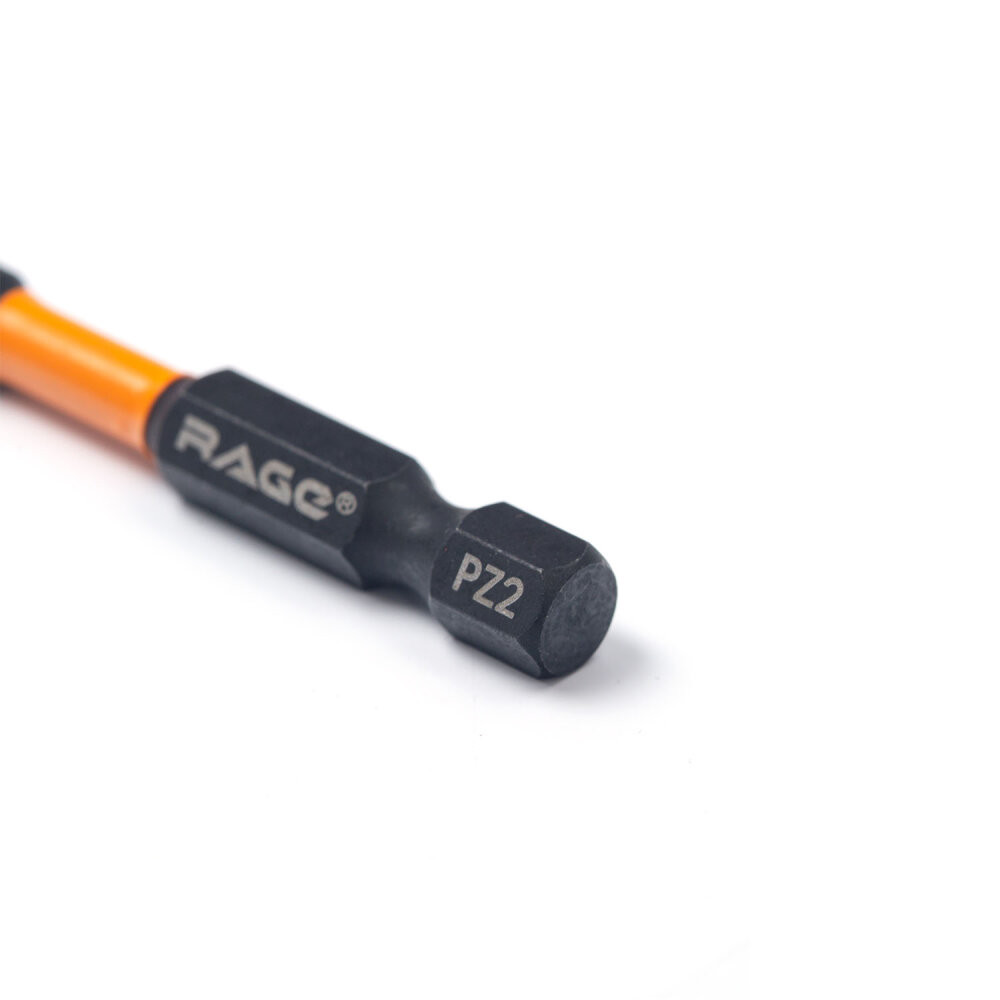 Биты торсионные IMPACT PH2 x 70 мм 5 шт для шуруповерта намагниченные (Rage) 554127