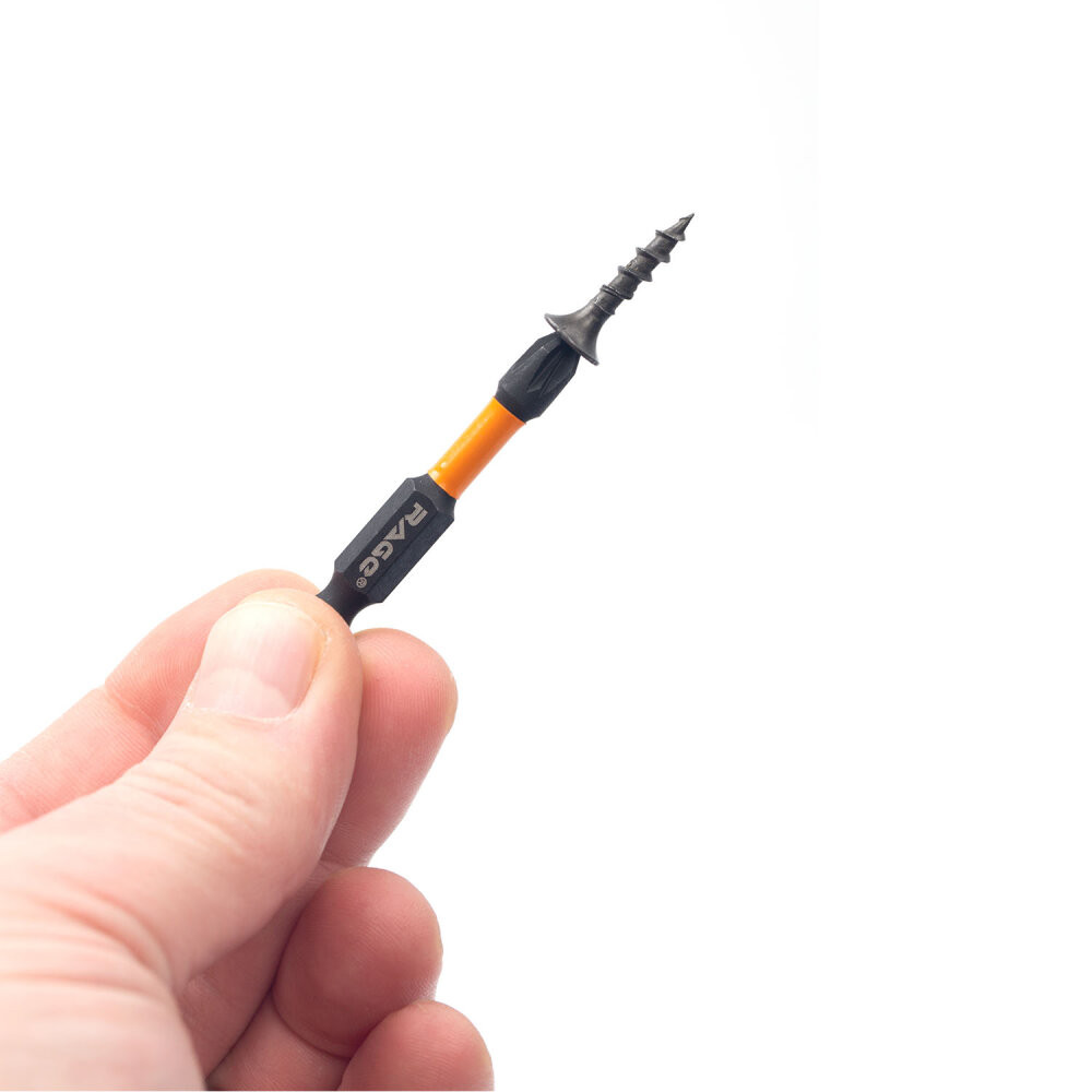 Биты торсионные IMPACT PH2 x 70 мм 5 шт для шуруповерта намагниченные (Rage) 554127