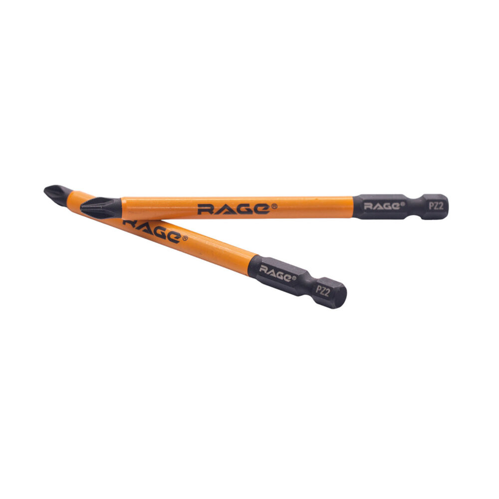 Биты магнитные S2 PZ2 x 100 мм 2 шт (Rage) 554137