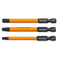 Биты для электриков магнитные S2 PZ/FL1 PZ/FL2 PZ/FL3 x 75 мм 3 шт (Rage) 554292