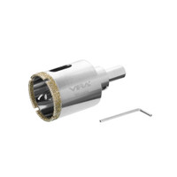 Коронка алмазная 35 мм по керамограниту керамике и стеклу с центровочным сверлом (Vira) 559504