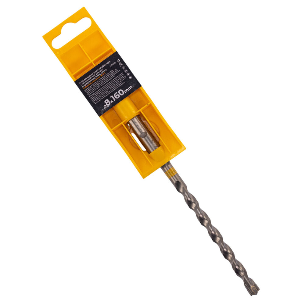 Бур по железобетону для перфоратора 8 х 160 мм SDS-Plus Quadro-X (Rage Furious) 567816