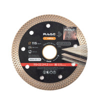Диск алмазный по керамограниту тонкий 115 x 1.2 x 22.2 мм (Rage) 605115