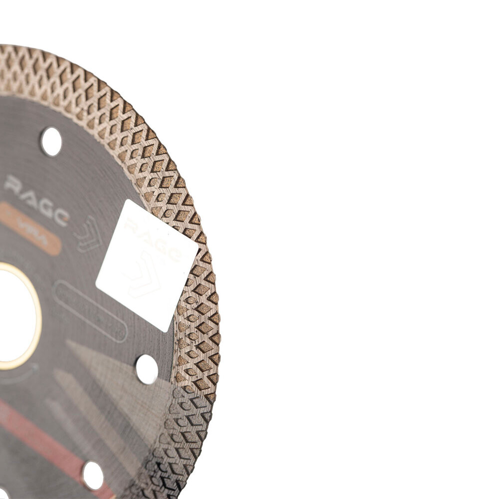 Диск алмазный по керамограниту тонкий 115 x 1.2 x 22.2 мм (Rage) 605115