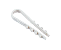 Дюбель-хомут для круглого кабеля белый  05-11 Jazzway (100 шт/уп) (JazzWay) 5054783