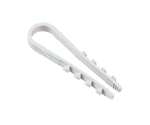 Дюбель-хомут для круглого кабеля белый 11-18Jazzway (100 шт/уп) (JazzWay) 5054806