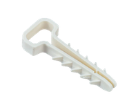 Дюбель-хомут для плоского кабеля белый PCD-F 06x12-45-100WH PA6.6 Jazzway (100 шт/уп) Jazzway (JazzWay) 5054943