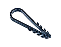 Дюбель-хомут для круглого кабеля черный 19-25 Jazzway (100 шт/уп) (JazzWay) 5054882