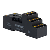 Колодка с клеммами push-in для реле на 4 группы: IR-24DC/220DC/230AC-4CO (DKC) IR-B4-PT