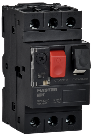Пускатель ПРК32-10 In=10А Ir=6-10А Ue 660В MASTER IEK (IEK) DMS11-010