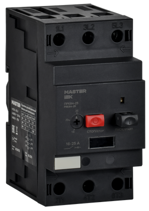 Пускатель ПРК64-25 In=25А Ir=16-25А Ue 660В MASTER IEK (IEK) DMS22-25