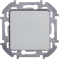 Переключатель одноклавишный INSPIRIA 10 AX 250 В~ алюминий (Legrand/Daccord) 673652