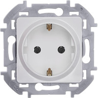 Розетка 2К+З немецкий стандарт 16 А 250 В INSPIRIA белая (Legrand/Daccord) 673720