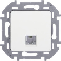 Телефонная розетка RJ11 INSPIRIA белая (Legrand/Daccord) 673820