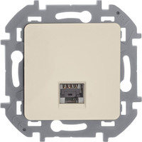 INSPIRIA розетка информационная RJ 45  категория 5e UTP  слоновая кость (Legrand/Daccord) 673826