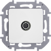 Розетка TV ''звезда'' 2 дБ 0 2400 мГц INSPIRIA белая (Legrand/Daccord) 673850