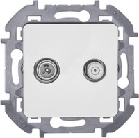 Розетка TV/SAT звезда INSPIRIA белая (Legrand/Daccord) 673880