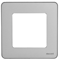 Рамка 1 пост INSPIRIA алюминий (Legrand/Daccord) 673932