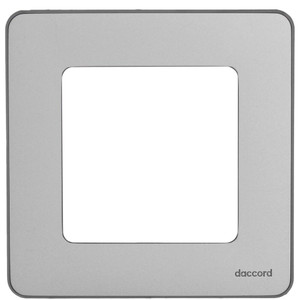 Рамка 1 пост INSPIRIA алюминий (Legrand/Daccord) 673932