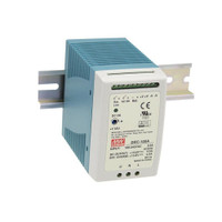 Блок питания AC-DC с функцией UPS, 180Вт, вход 90-264В АС,127-370В DC, выход 1: 27.6В,0-3.5 (2.25 ном.) А, выход зарядного устройства 27.6В,1.25А, в корпусе (Mean Well) DRC-180B