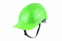 Каскетка защитная Абсолют сигнально-зеленая (ремень с креплением в 2-х точках) (РОСОМЗ) 98129