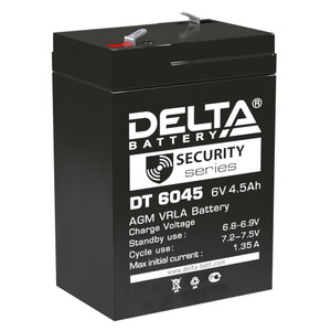 Аккумулятор DT 6В 4.5Ач (DELTA) DT 6045
