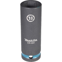 Головка торцовая ударная удлиненная Impact Black 1/2'' 18x81,5 мм (Makita) E-16483