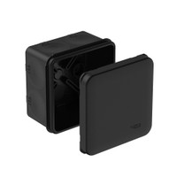 MultiBox Коробка распределительная с мембранными вводами IP66 70х70х42 Черная (со стикером) под пистолет (Systeme Electric) IMT352961