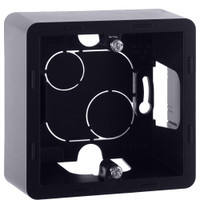 Коробка для накладного монтажа 1-местная антрацит INSPIRIA (IEK) 673983