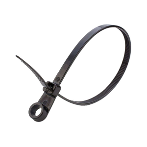 Стяжка кабельная нейлоновая (хомут) под винт 4.8 х 200 мм чёрная (100 шт/уп) NO-224-591 (ЭРА) Б0066051