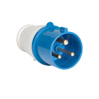 Вилка кабельная 16А 2Р+PЕ IP44 переносная 220В (EKF) ps-013-16-220