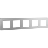 Рамка 5-местная алюминий INSPIRIA (IEK) 673972