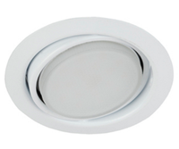 Светильник встраиваемый KL35 А WH /1 под лампу Gx53 поворотный 220V 13W белый (80/960) (ЭРА) Б0048953