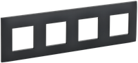 SKANDY Рамка 4-местная SK-F04G графит IEK (IEK) SK-M42-K53