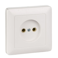 ХИТ Розетка скрытая без заземления 250В 10А белая (Systeme Electric) RS10-132-B