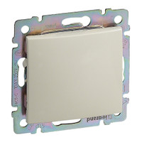 Выключатель 1-клавишный 10А безвинтовое крепление слоновая кость VALENA DIY (IEK) 695600