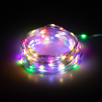 Умная гирлянда RGB, 10 м, ПДУ (управление цветом и режимами), таймер, USB, 100 LED, IP20 ERASG -01 (ЭРА) Б0060432