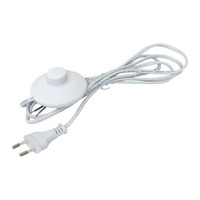 Шнур для бра с ножным выключателем 2 м 2*0.5 мм2 EKF (EKF) ASL-610