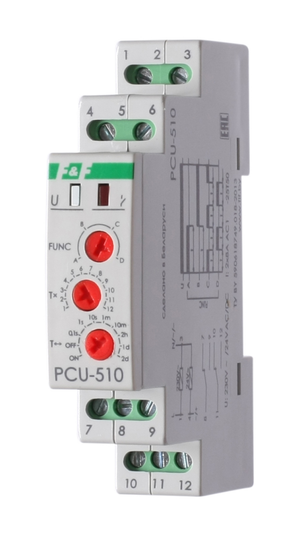 Реле времени PCU-510 (Евроавтоматика F&F) EA02.001.009