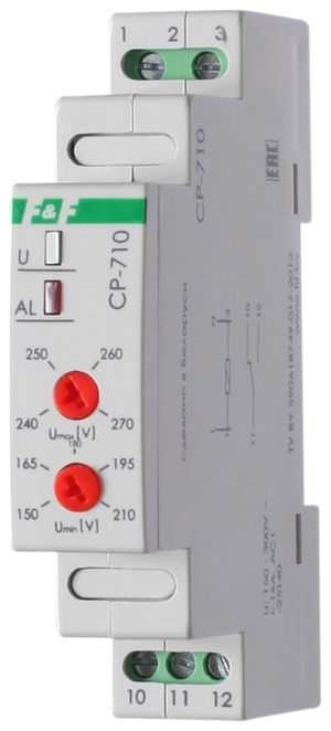 Реле контроля напряжения CP-710 (Евроавтоматика F&F) EA04.009.001