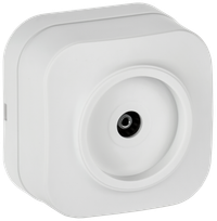 GLORY Розетка для открытой установки TV РТВ20-ХБм белый матовый IEK (IEK) EAH10-K01M