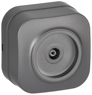 GLORY Розетка для открытой установки TV РТВ20-ХСм сталь матовый IEK (IEK) EAH10-K46M