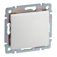 Выключатель 1-клавишный 10А безвинтовое крепление белый VALENA DIY (IEK) 694260