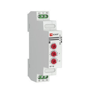 Реле времени (10 устанавливающихся функций) RT-10 12-240В PROxima (EKF) rt-10-12-240