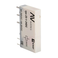 Реле РП slim 23/1 6A 24В DC AVERES (EKF) rps-23-1-24DC
